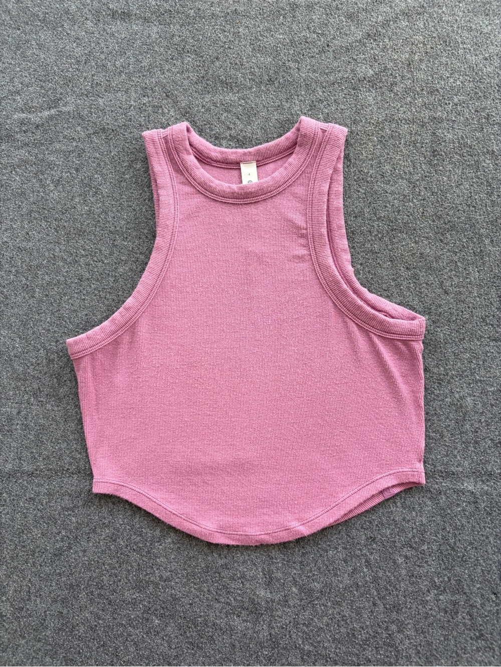 lululemon athletica Hold Tight Cropped Tank Twilight Rose Workout Pilates Gym